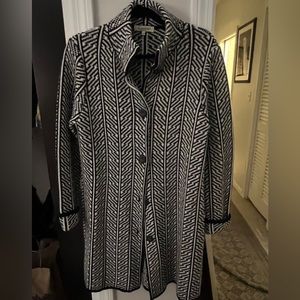 Italian wool sweater coat, size L